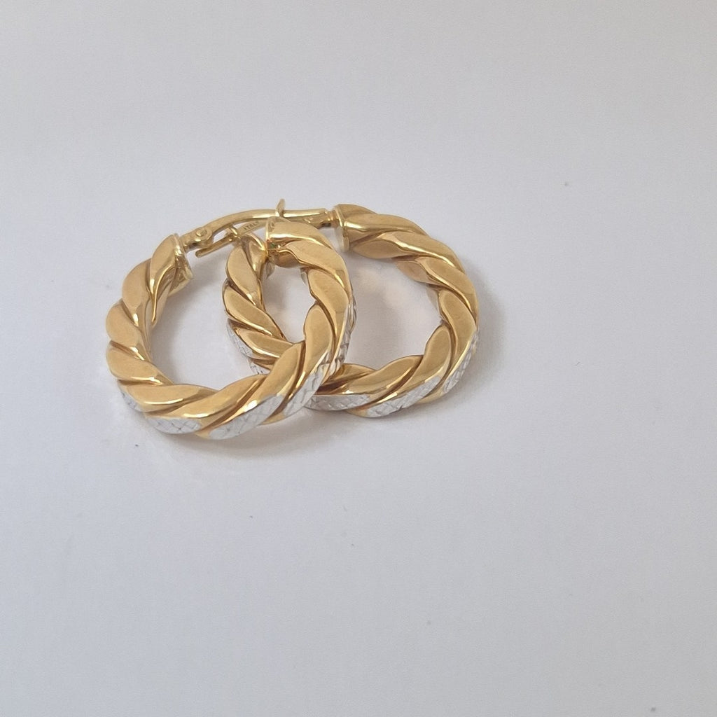 ARRACADAS PAR ORO 14 K 3,10 GRMS (SEMINUEVO)