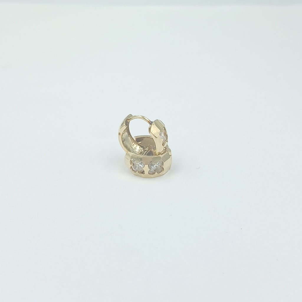 ARETES PAR ORO 14 K 2.6 GRMS (SEMINUEVO)