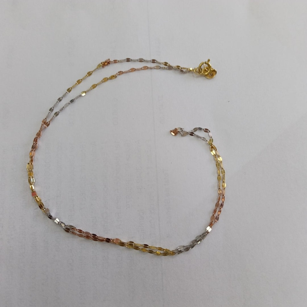 CADENA ORO, ORO COMBINADO 10 K 0.7 GRMS (SEMINUEVO)