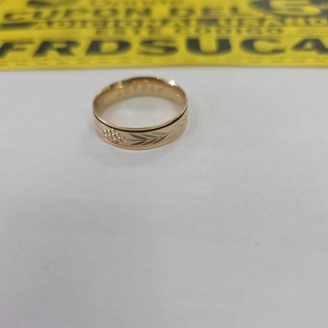 ARGOLLA ORO 14 K 4,00 GRMS (SEMINUEVO)