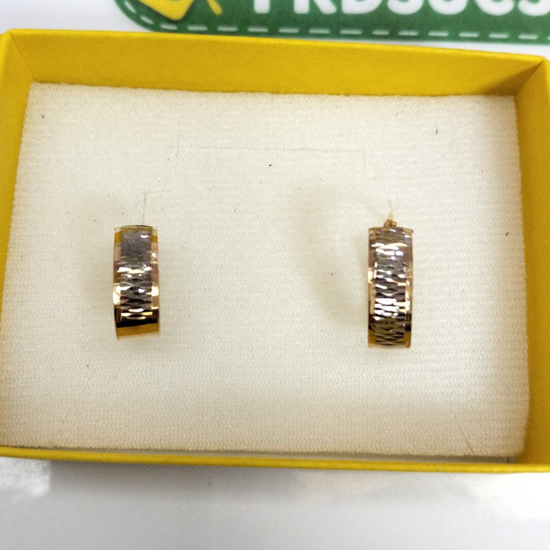 ARRACADAS PAR ORO 10 K 1,80 GRMS (SEMINUEVO)