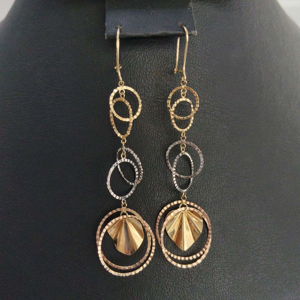 ARETES PAR ORO 14 K 2.9 GRMS (SEMINUEVO)