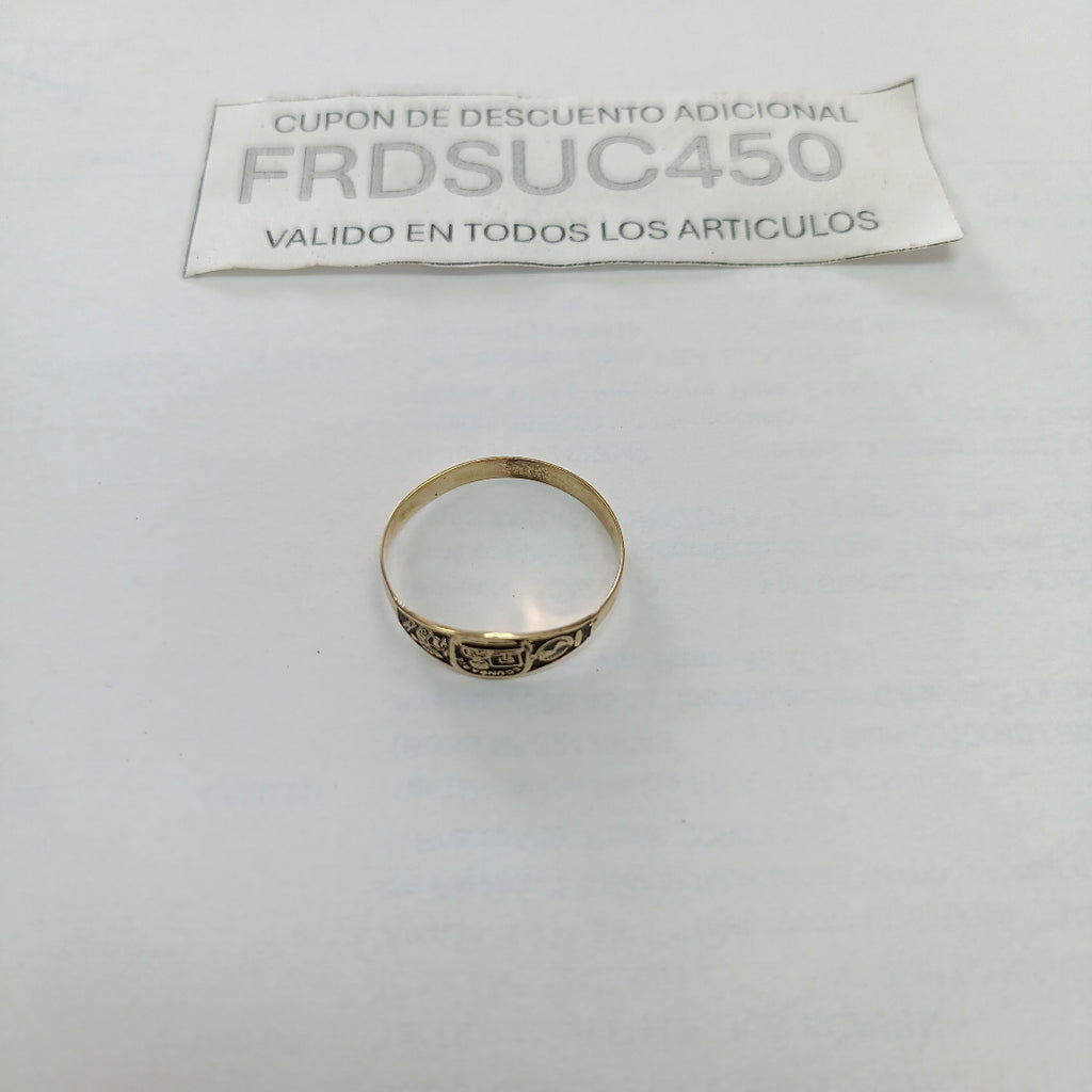 ANILLO DE GRADUACIÓN ORO 8 K 1,00 GRMS (SEMINUEVO)