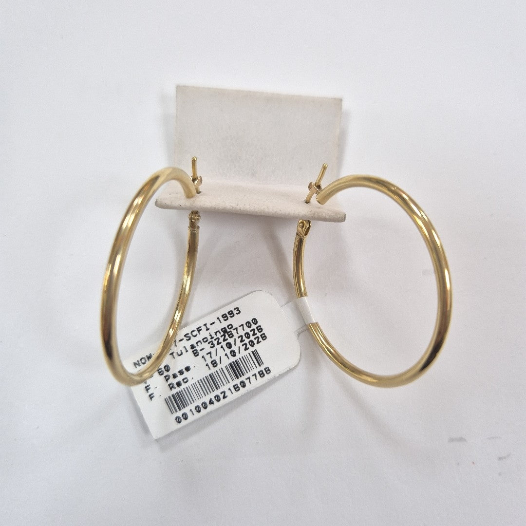 ARRACADAS PAR ORO 10 K 1.3 GRMS (SEMINUEVO)