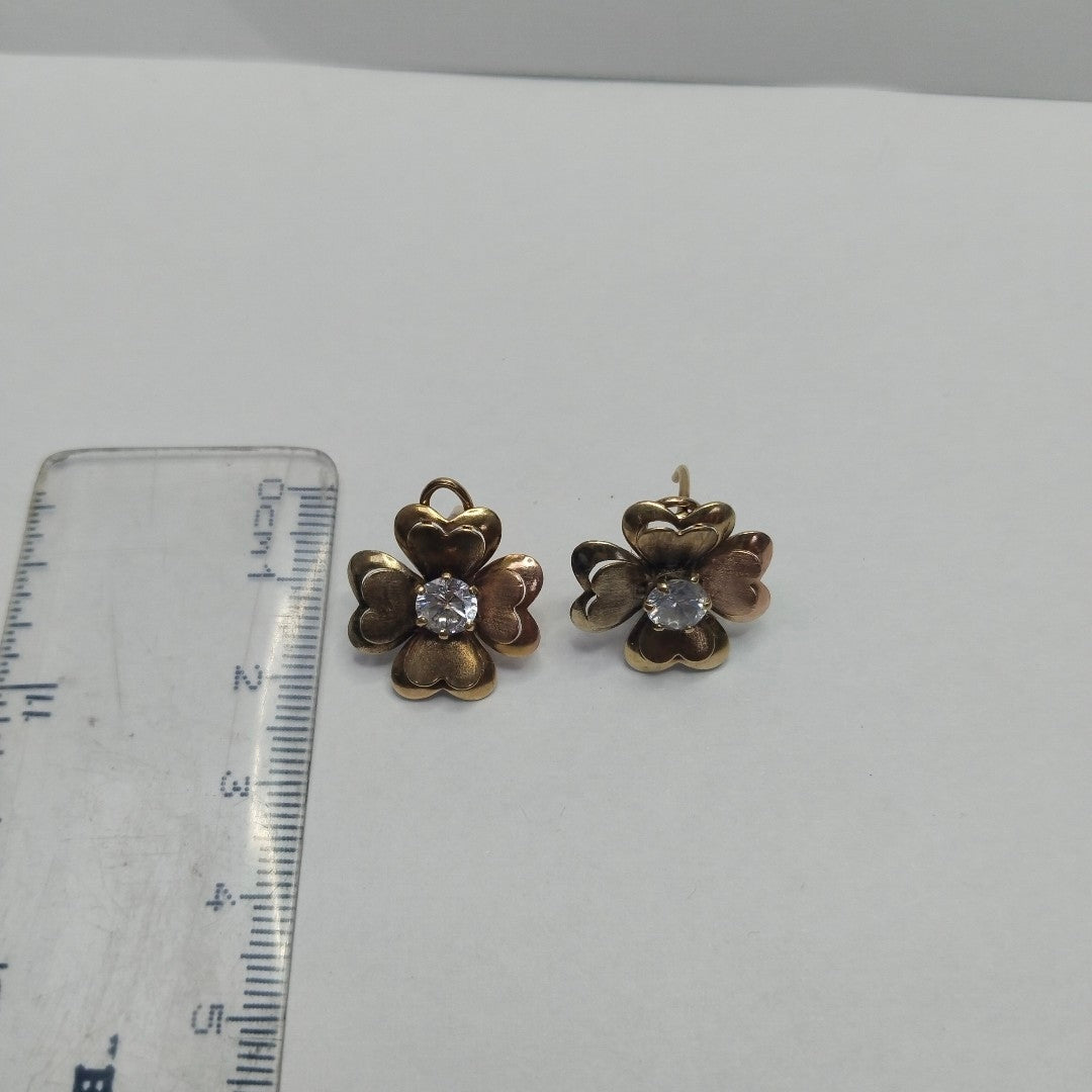 ARETES PAR ORO 8 K 3.9 GRMS (SEMINUEVO)