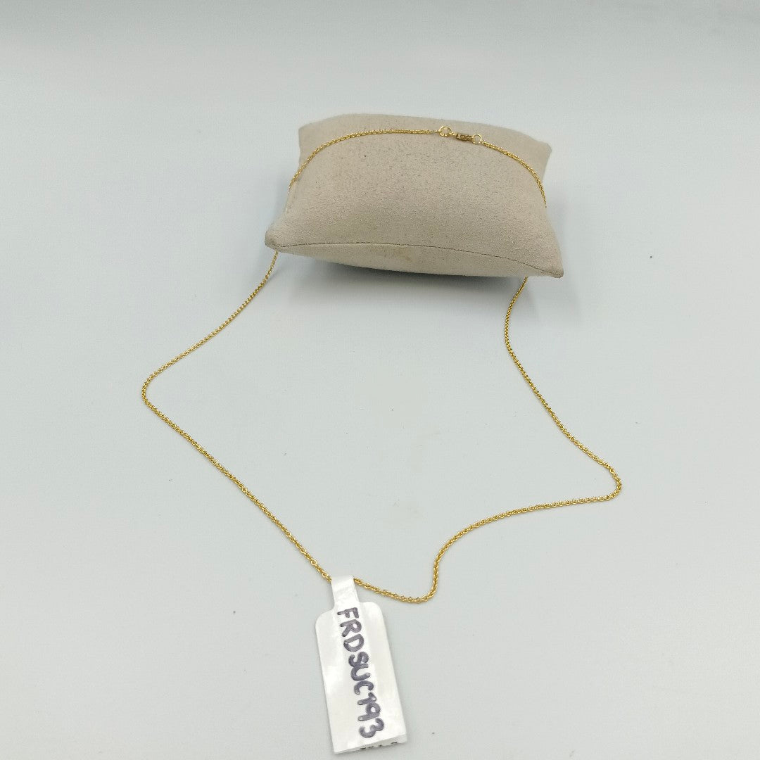 CADENA ORO 14 K 3.2 GRMS (SEMINUEVO)