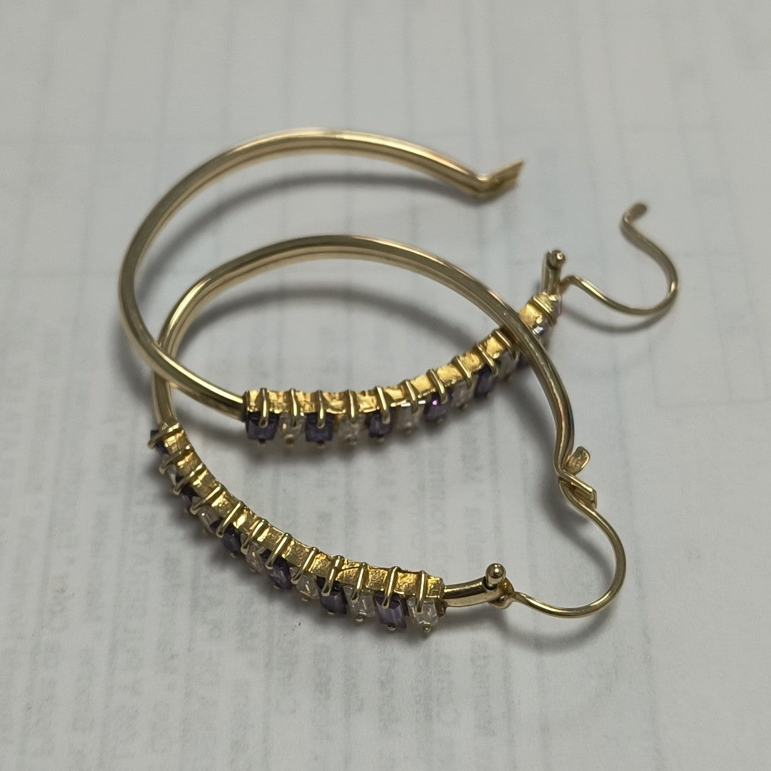 ARETES PAR ORO 14 K 6,30 GRMS (SEMINUEVO)