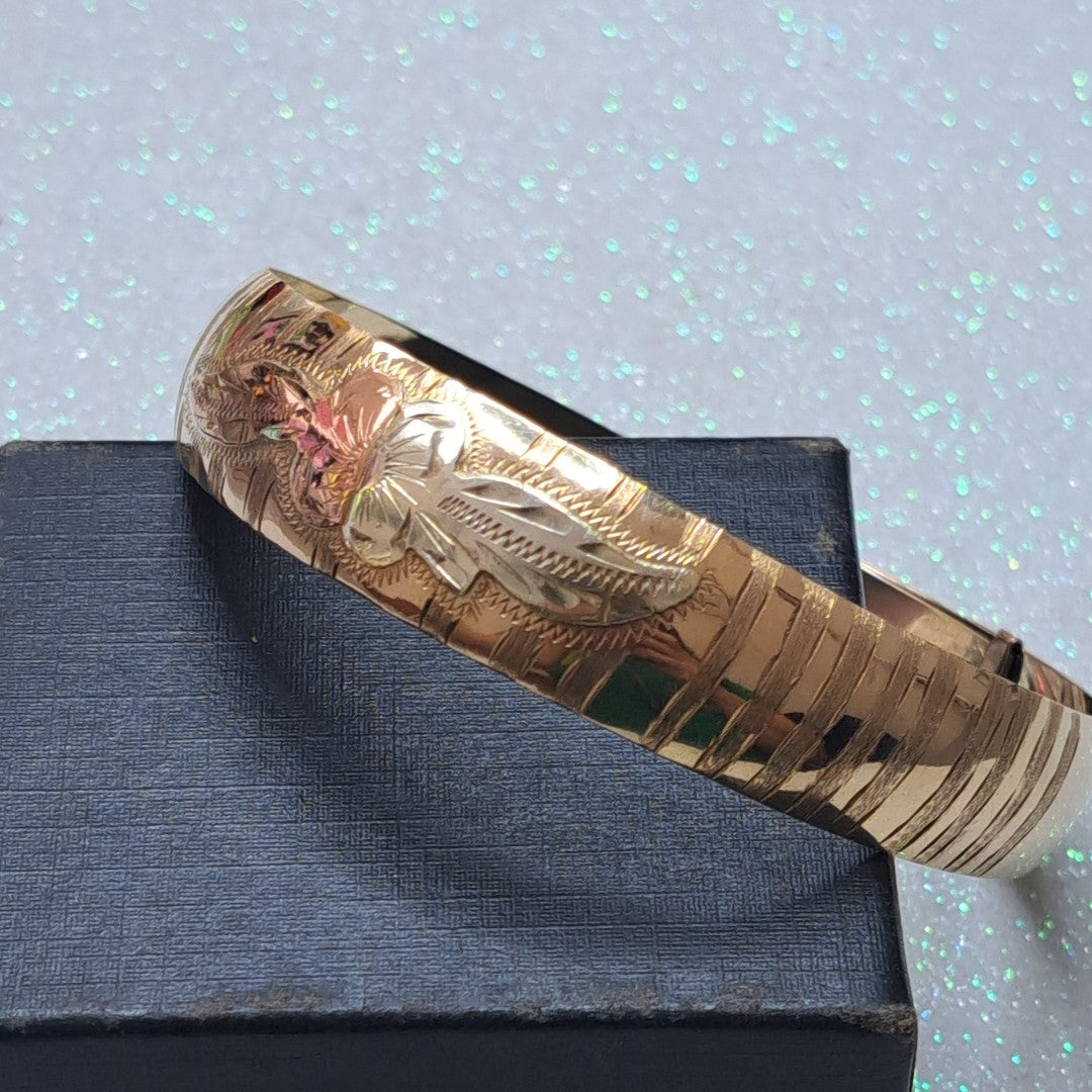 PULSERA RIGIDA ORO 8 K 10,40 GRMS (SEMINUEVO)