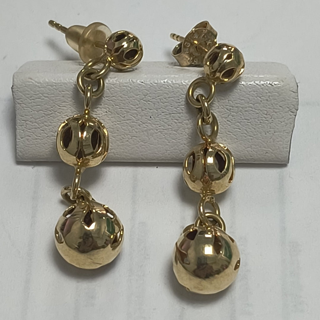 ARETES PAR ORO 14 K 3,60 GRMS (SEMINUEVO)
