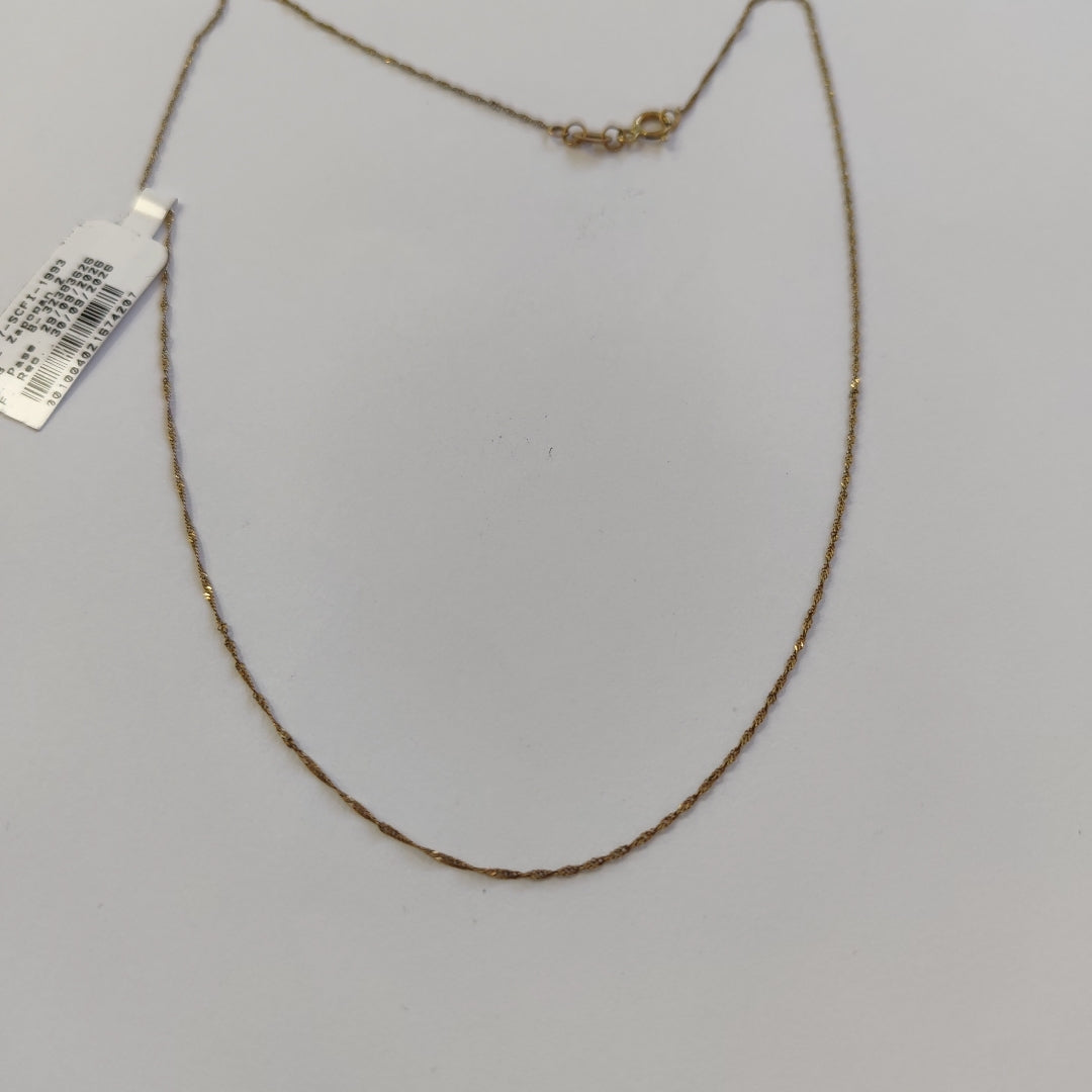 CADENA ORO 10 K 0,80 GRMS (SEMINUEVO)