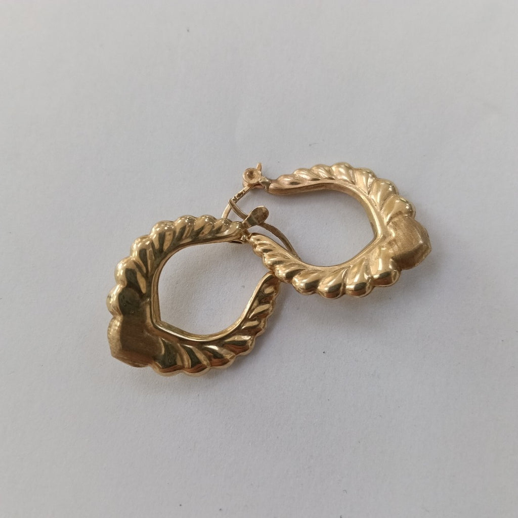 ARRACADAS PAR ORO 14 K 2.2 GRMS (SEMINUEVO)