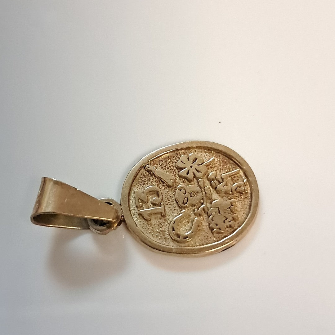 DIJE ORO 14 K 1.9 GRMS (SEMINUEVO)