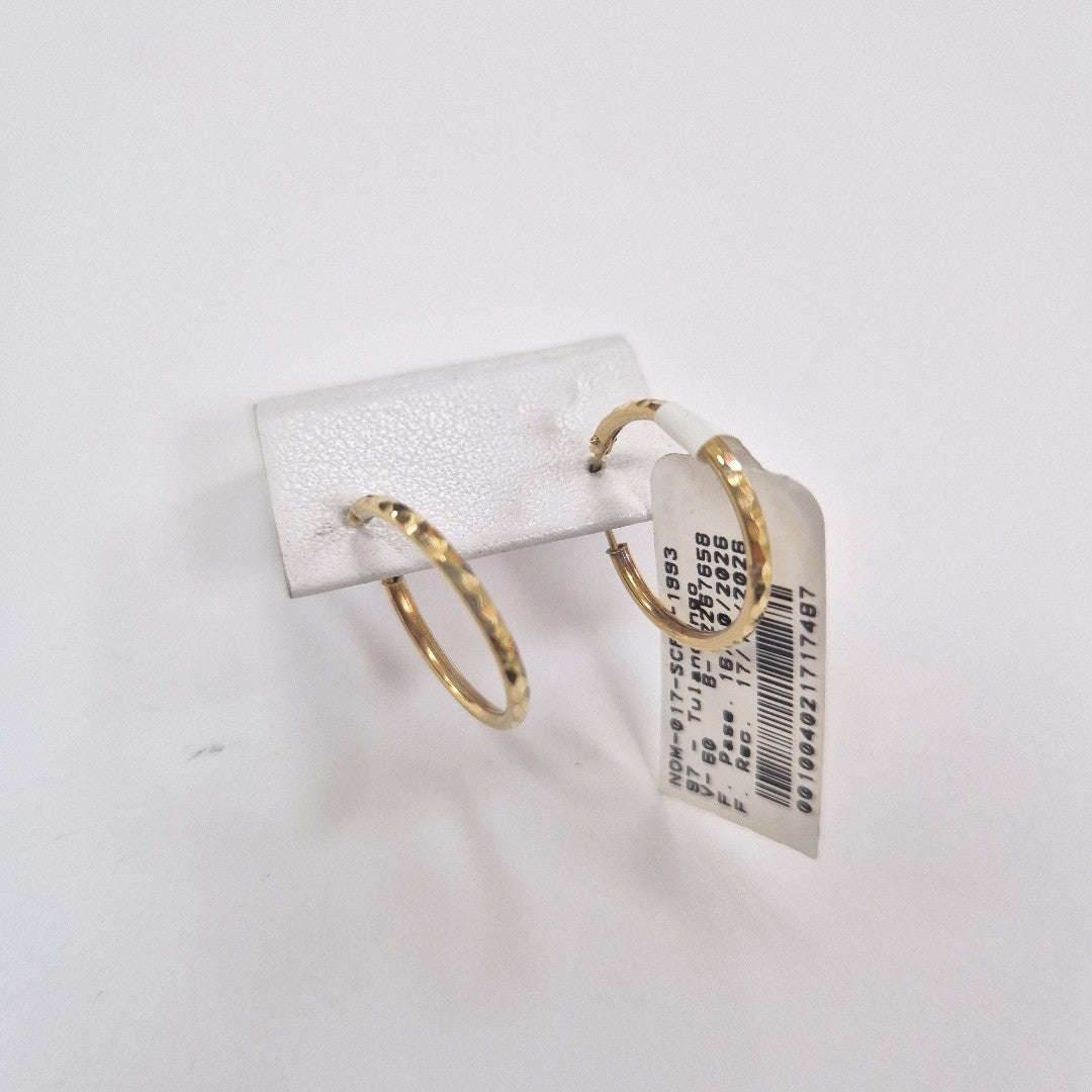 ARRACADAS PAR ORO 14 K 1,20 GRMS (SEMINUEVO)