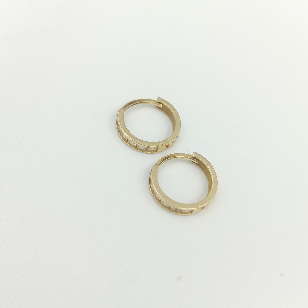 ARRACADAS PAR ORO 10 K 1.1 GRMS (SEMINUEVO)
