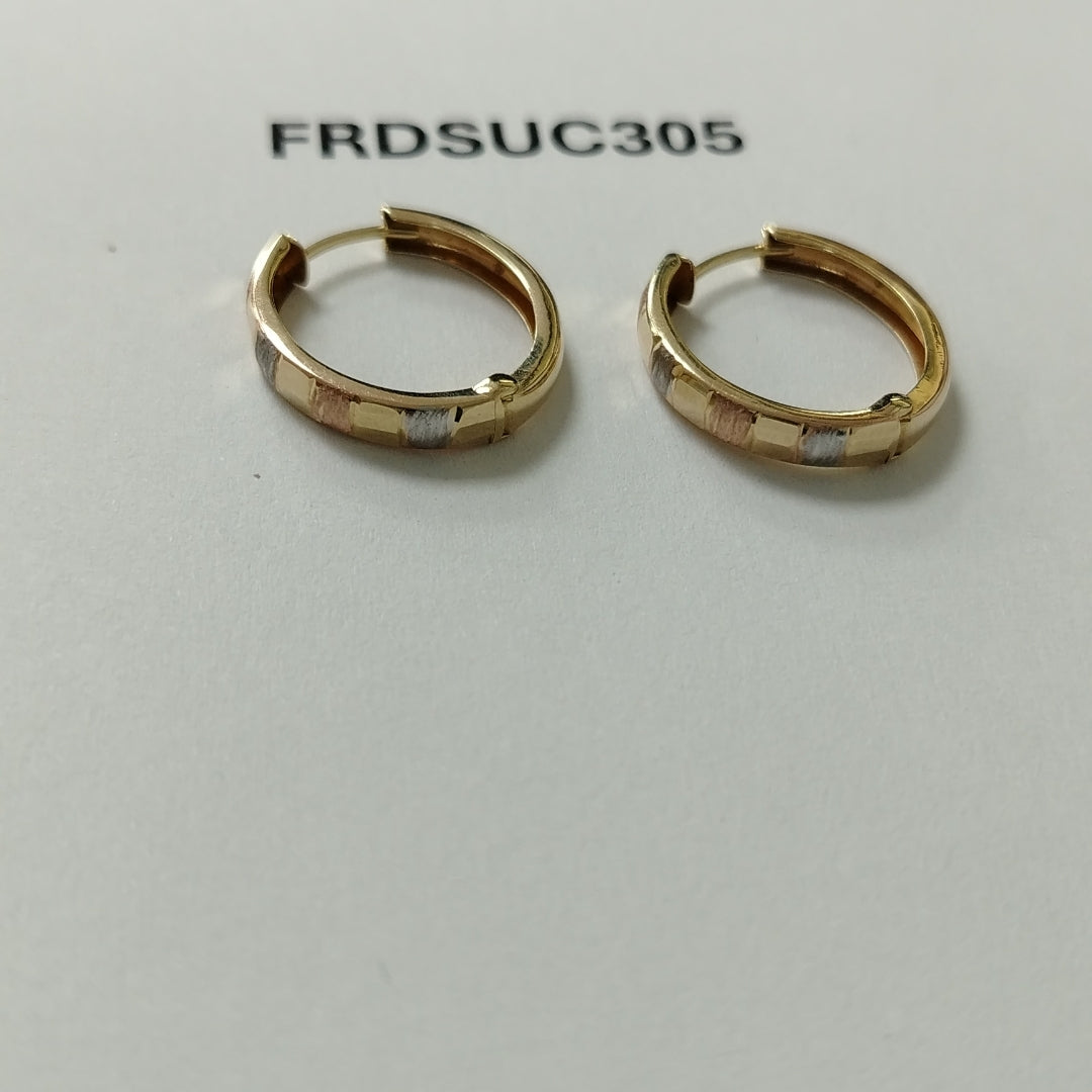 ARRACADAS PAR ORO 10 K 1.8 GRMS (SEMINUEVO)