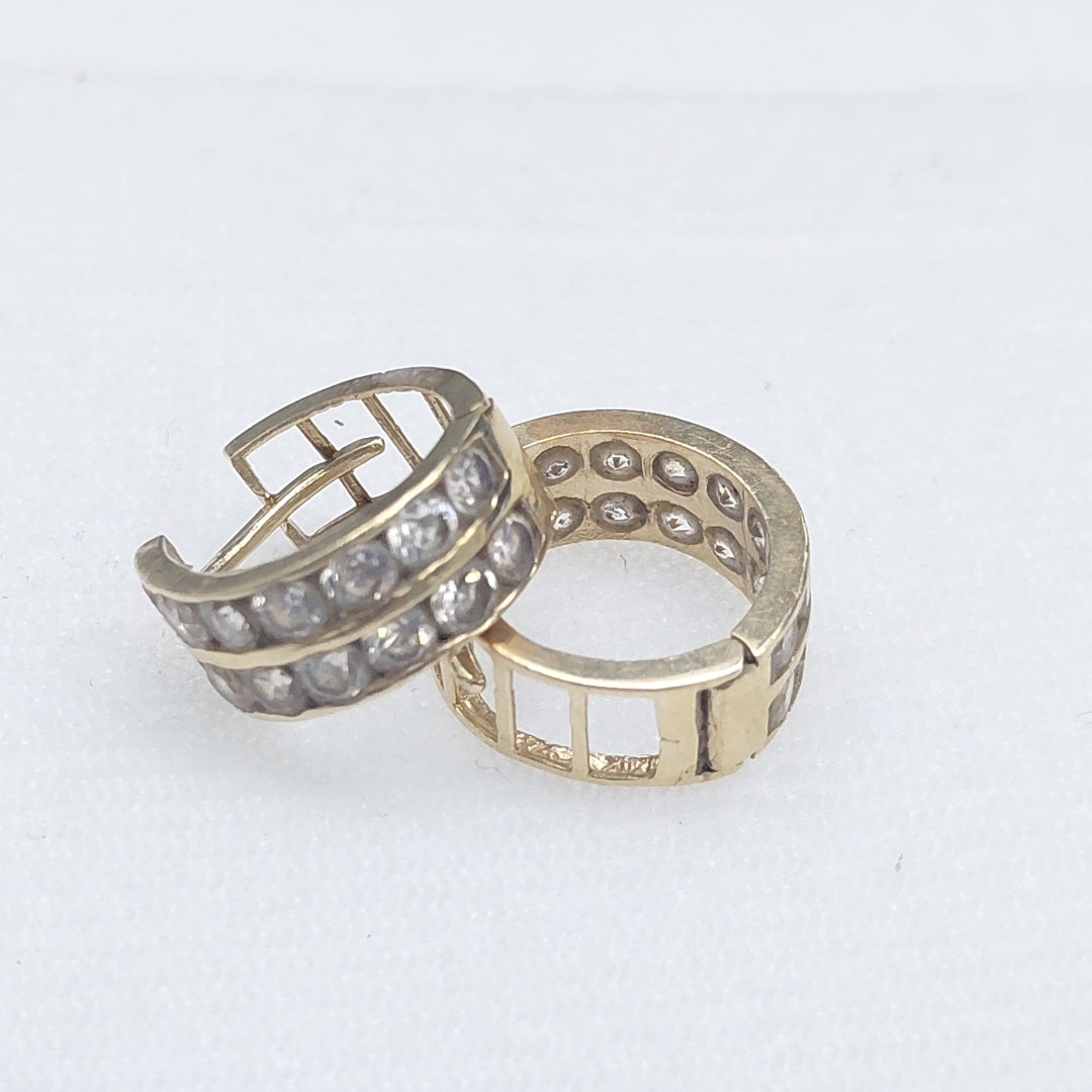ARRACADAS PAR ORO 14 K 3 GRMS (SEMINUEVO)