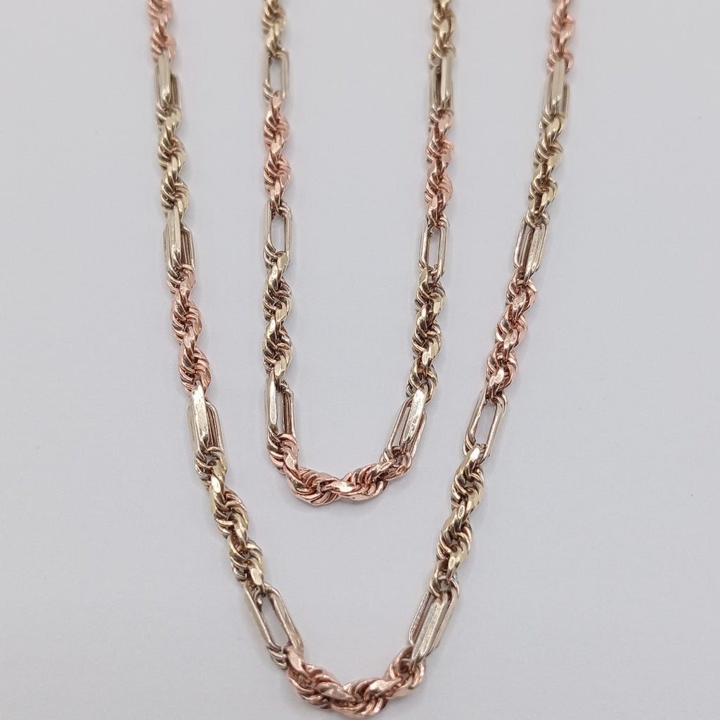 CADENA ORO COMBINADO 10 K 8,40 GRMS (SEMINUEVO)