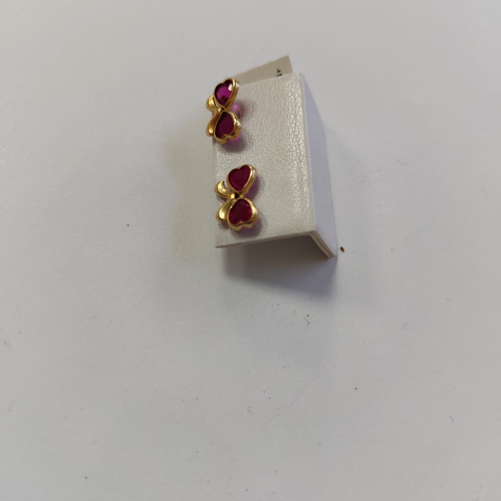 ARETES PAR ORO 10 K 1,00 GRMS (SEMINUEVO)