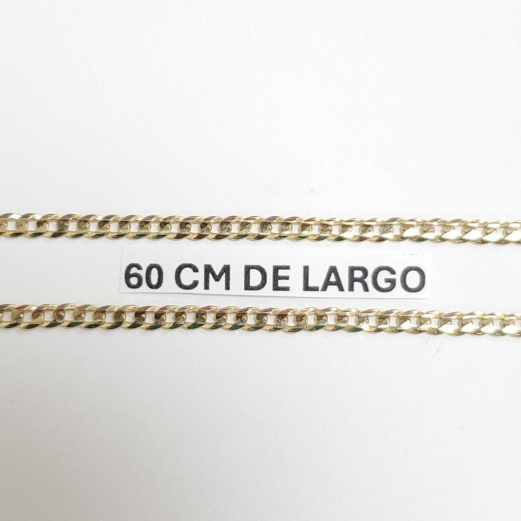 CADENA BARBADA 14K 60 CM 9.9 GR (NUEVO)