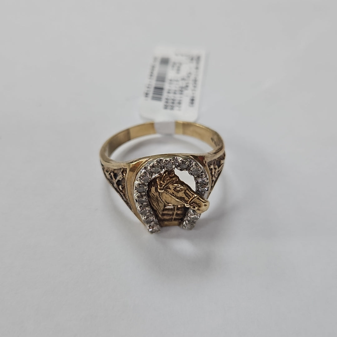 ANILLO ORO 10 K 9,90 GRMS (SEMINUEVO)