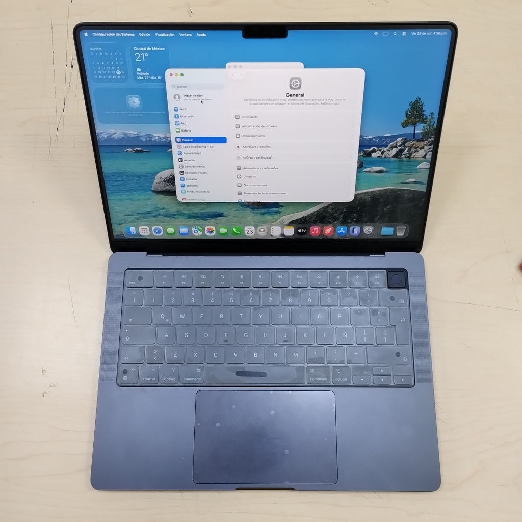 LAPTOP APPLE MACBOOK PRO 14" 2023 A2992 (CPU 12/GPU 18) 1 TB SSD 18 GB RAM (SEMINUEVO)