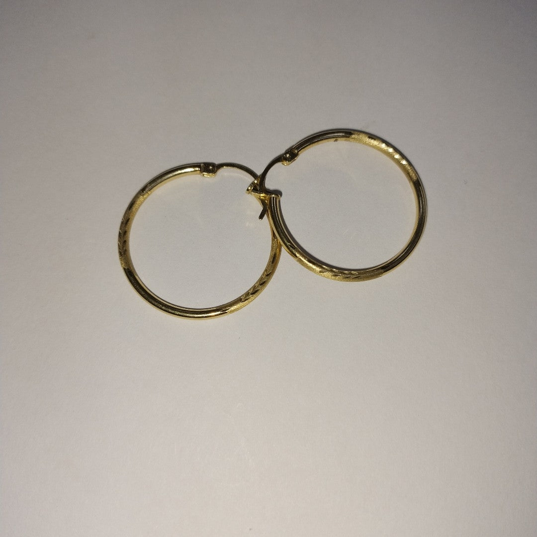 ARRACADAS PAR ORO 14 K 2.5 GRMS (SEMINUEVO)