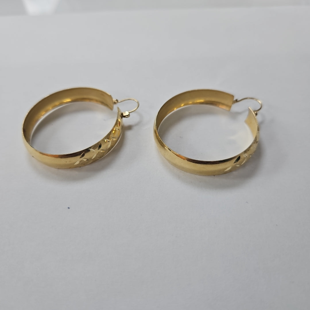 ARRACADAS PAR ORO 14 K 8,20 GRMS (SEMINUEVO)