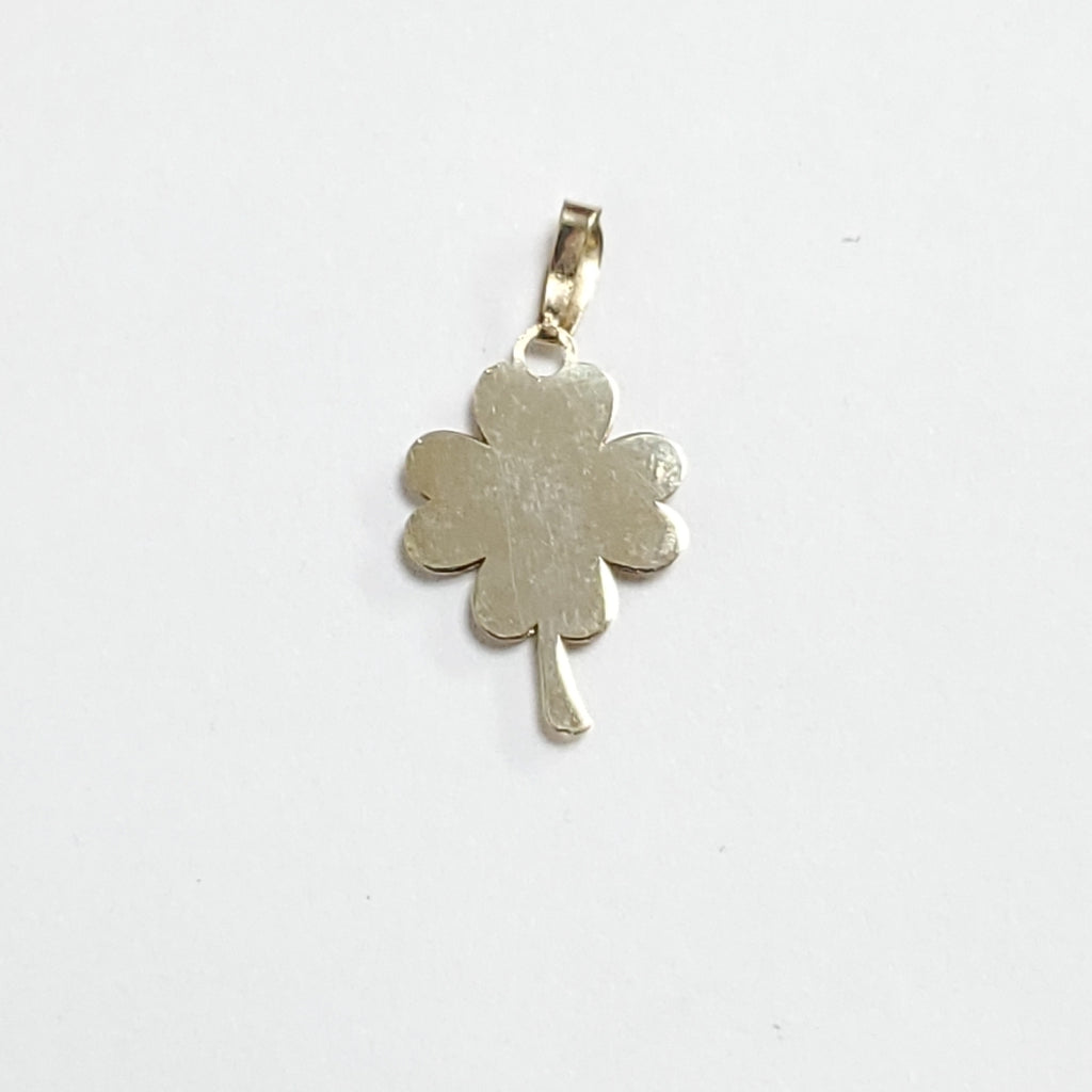 DIJE FIG TREBOL C CIRCONIA 14K 0.8 GR (NUEVO)