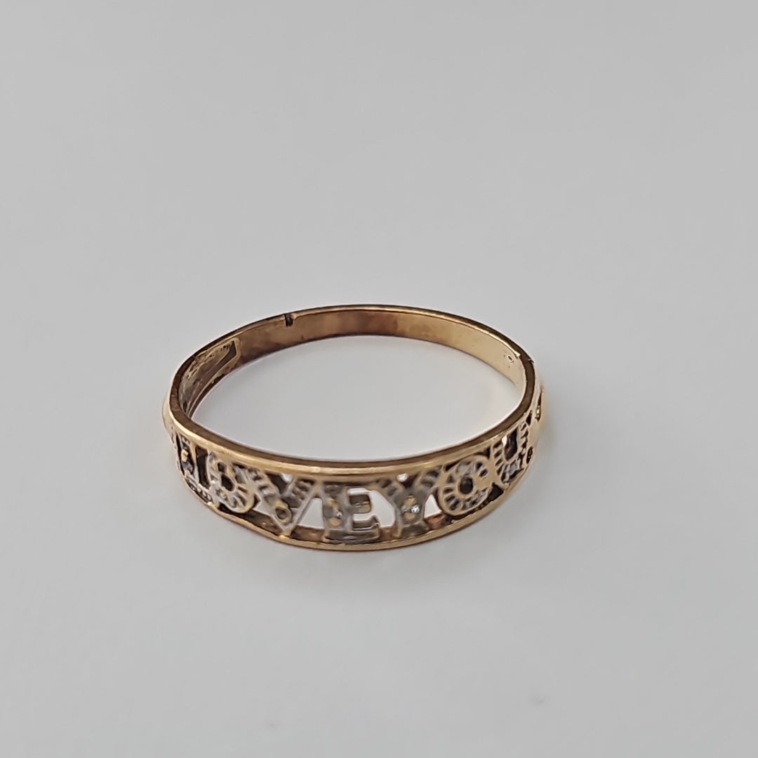 ANILLO DE GRADUACIÓN ORO 10 K 1.7 GRMS (SEMINUEVO)