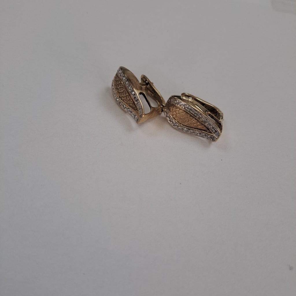 ARRACADAS PAR ORO 8 K 5.3 GRMS (SEMINUEVO)