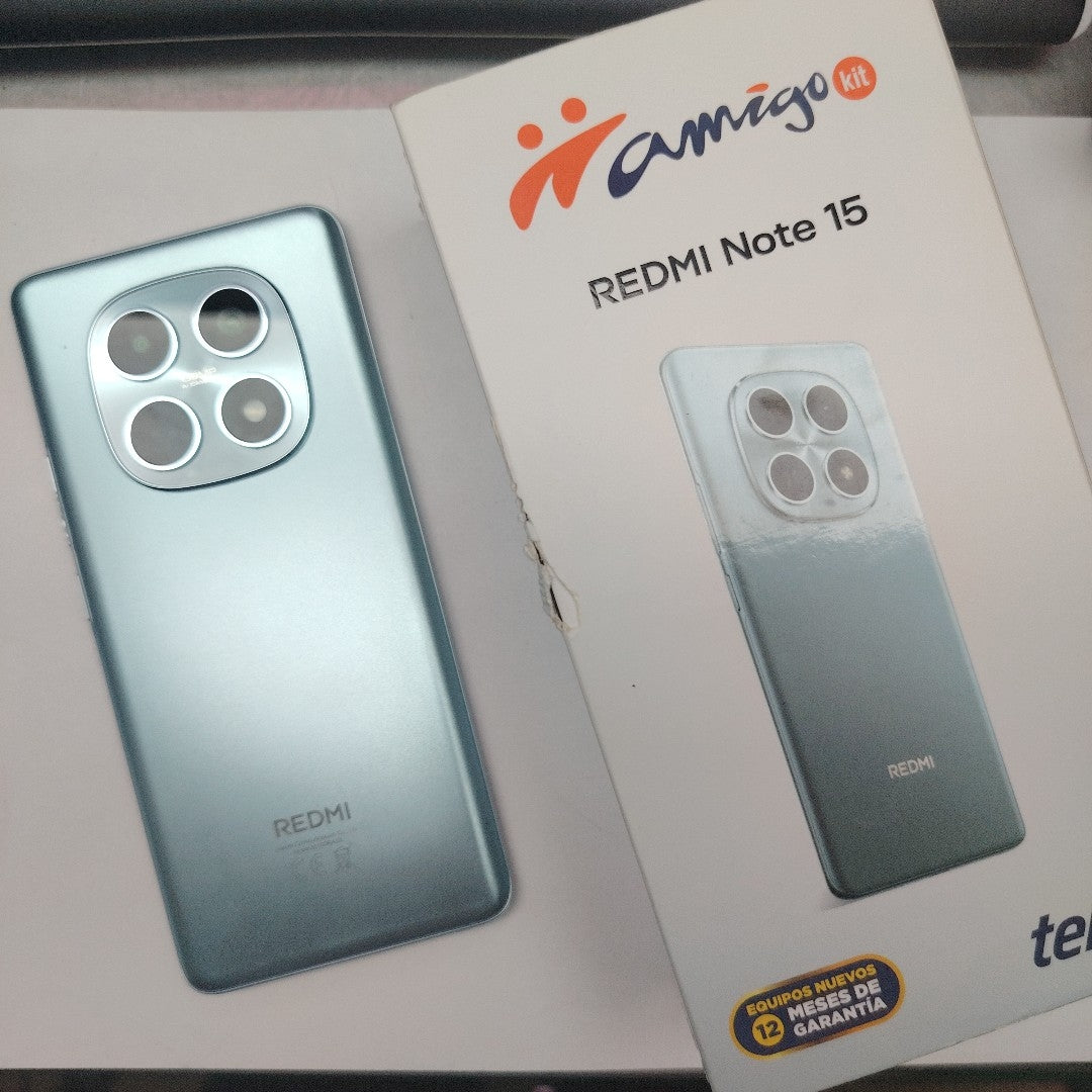 CELULAR XIAOMI REDMI NOTE 15 2510DRA23L (2026) 256 GB 8 GB RAM (SEMINUEVO)