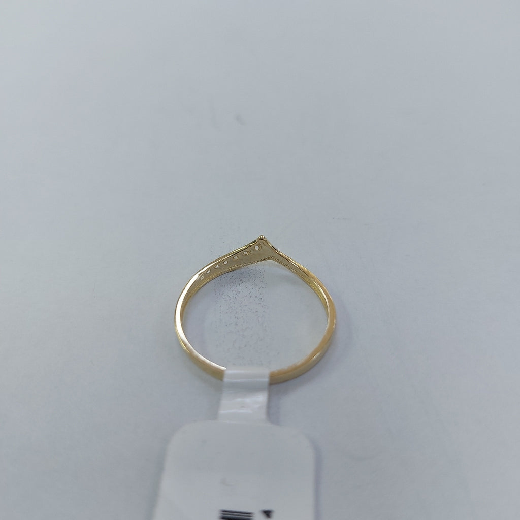 ANILLO CON CIRCONIAS 14K 7 TALLA 1 GR ET 03 (NUEVO)