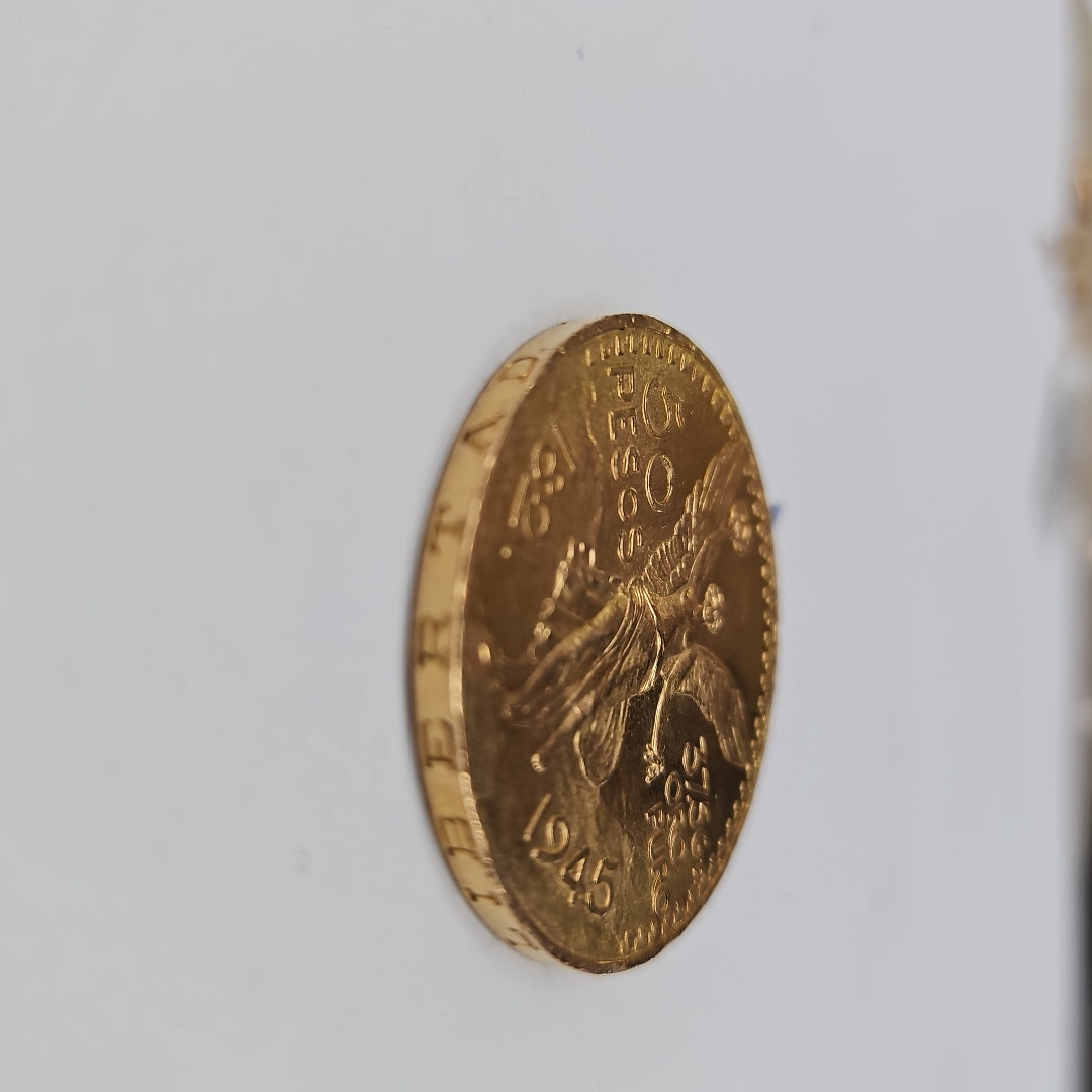 K1 41,60 GRMS 21 K IDENTIFICACIÓN MONEDA NOMINATIVA MONEDAS PESOS 50 PESOS (SEMINUEVO)