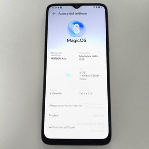 CELULAR HONOR X6A WDY-LX3 (2023) 128 GB 4 GB RAM (SEMINUEVO)