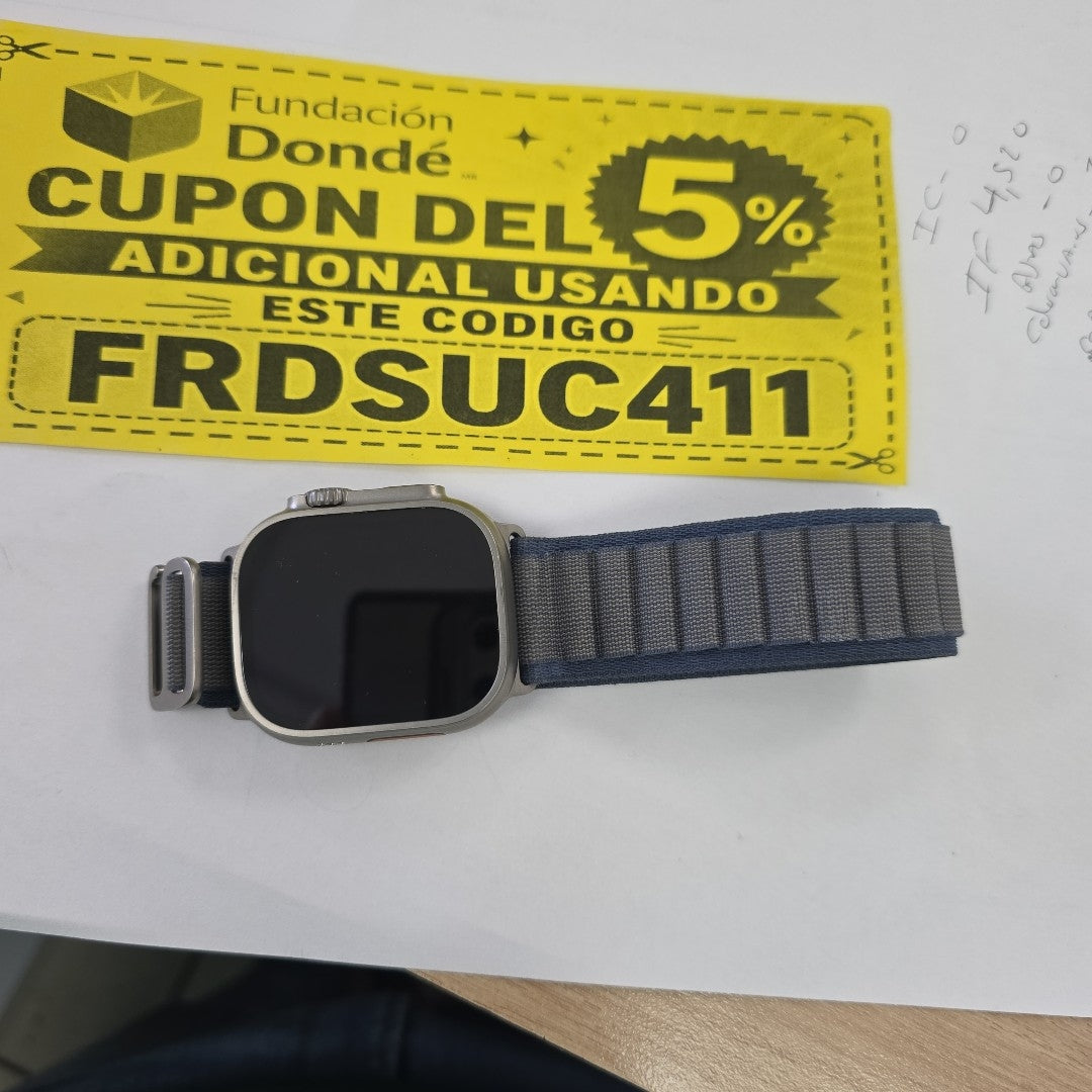 SMARTWATCH APPLE ULTRA 2 TITANIO A2986 49 MM GPS + CELULAR (SEMINUEVO)