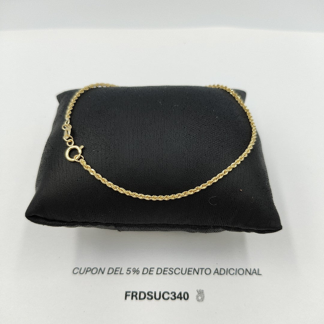 PULSERA TORZAL 10K 21 CM 1.8 GR (NUEVO)