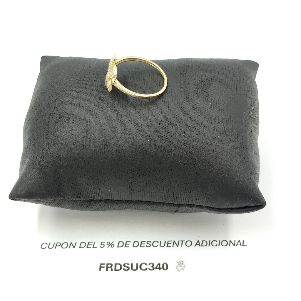 ANILLO FLOR 14K 7 TALLA 1.6 GR ADR 115 (NUEVO)