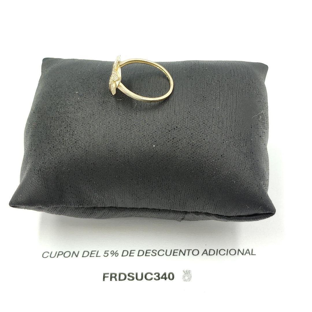 ANILLO FLOR 14K 7 TALLA 1.6 GR ADR 115 (NUEVO)