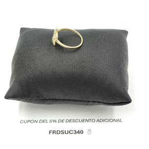 ANILLO FLOR 14K 7 TALLA 1.6 GR ADR 115 (NUEVO)