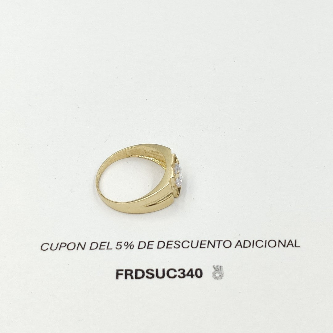 ANILLO CON CIRCONIA 14K 12 TALLA 4.2 GR ACB 32 (NUEVO)