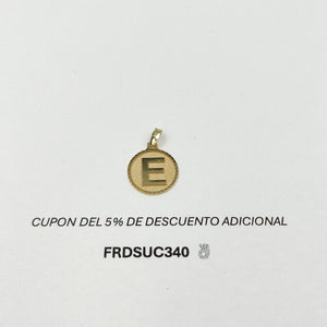 DIJE INICIAL E 14K 1.3 GR DLO 06 E (NUEVO)