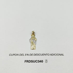 DIJE SAN JUDAS COMBINADO 14K 0.6 GR DCSJ 1 (NUEVO)