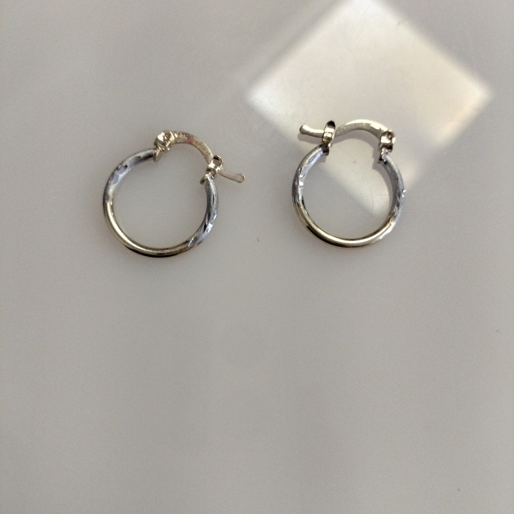 ARETES ARRACADAS COMBINADAS 14K 1.1 GR (NUEVO)