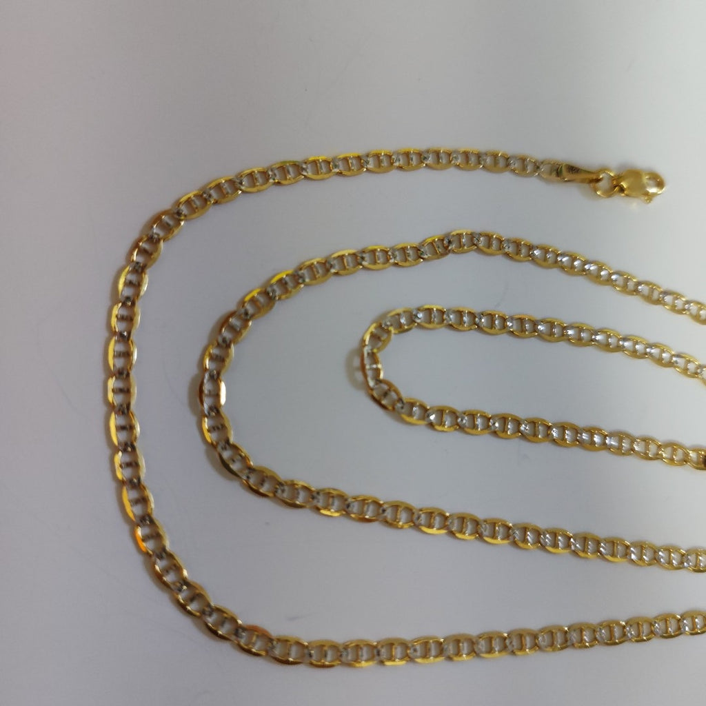 CADENA TEJIDO GUCHI DIAMANTADO 14K 55CM 5.1GR NPR060 55 (NUEVO)