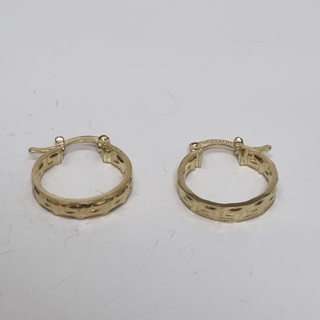ARETES ARRACADAS FIG GRECAS 14K 1.8 GR (NUEVO)