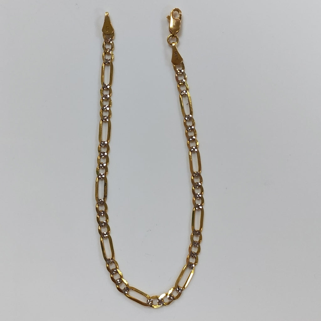 PULSERA 3X1 14K 21 CM 4.7 GR (NUEVO)
