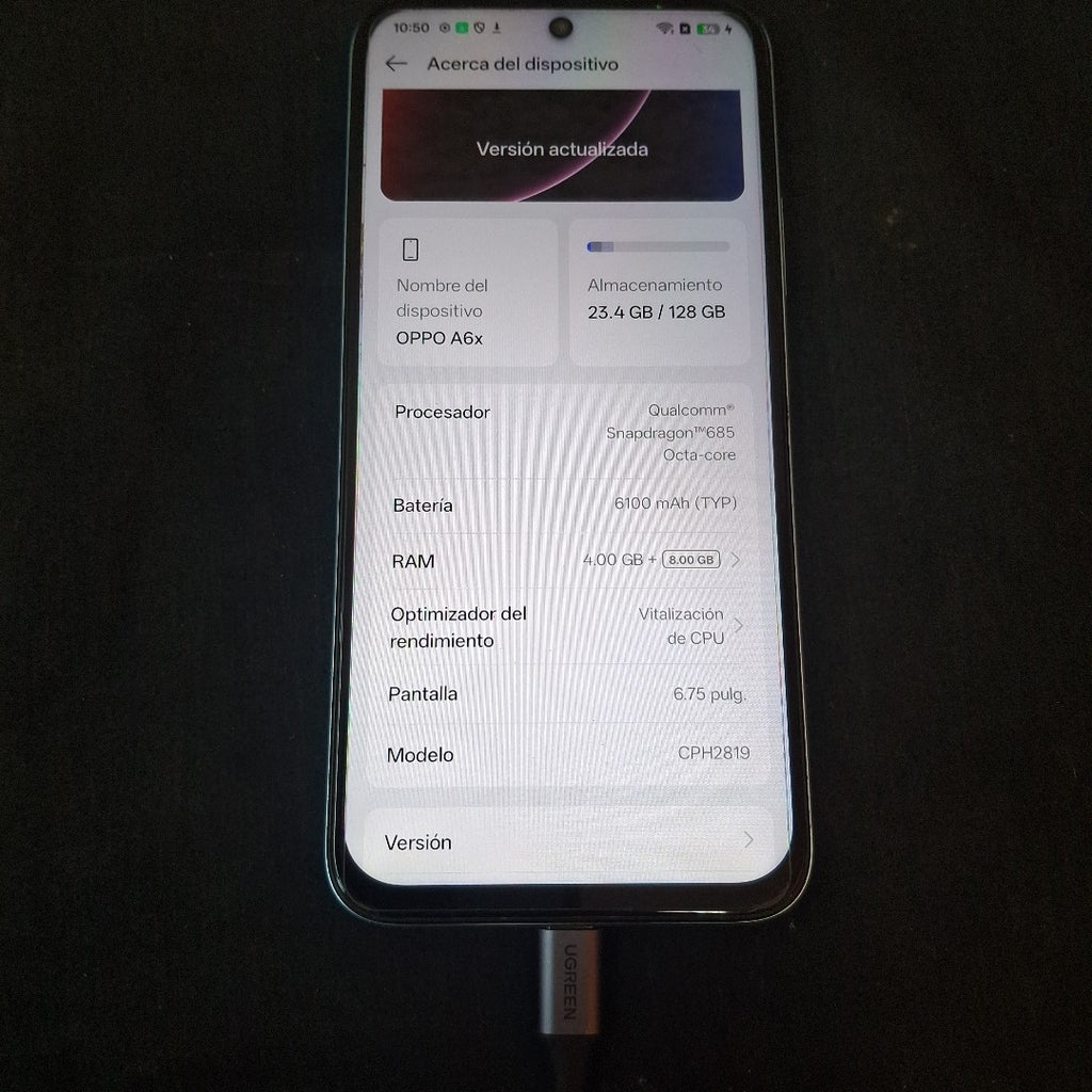 CELULAR OPPO A6X CPH2819 (2025) 128 GB 4 GB RAM