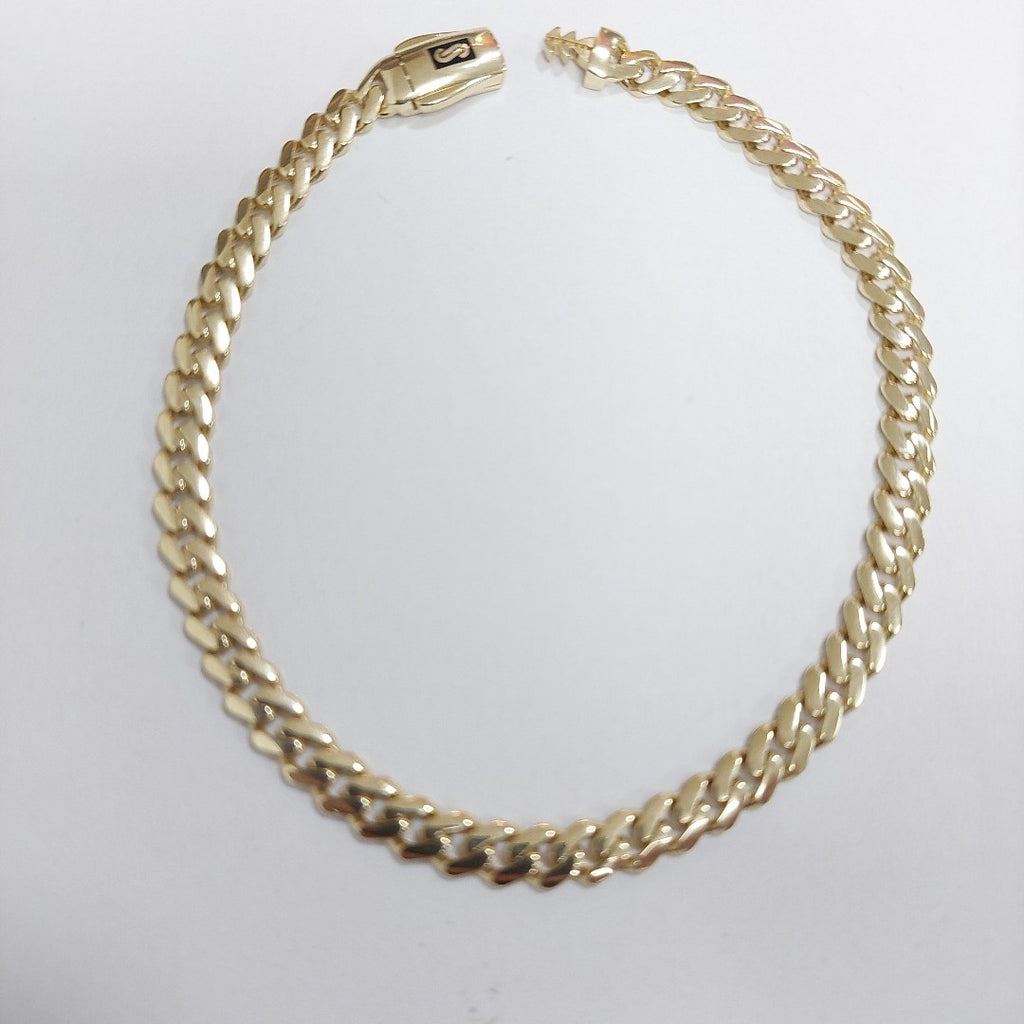 PULSERA CABALLERO MONACO ORO 14K 6 (NUEVO)