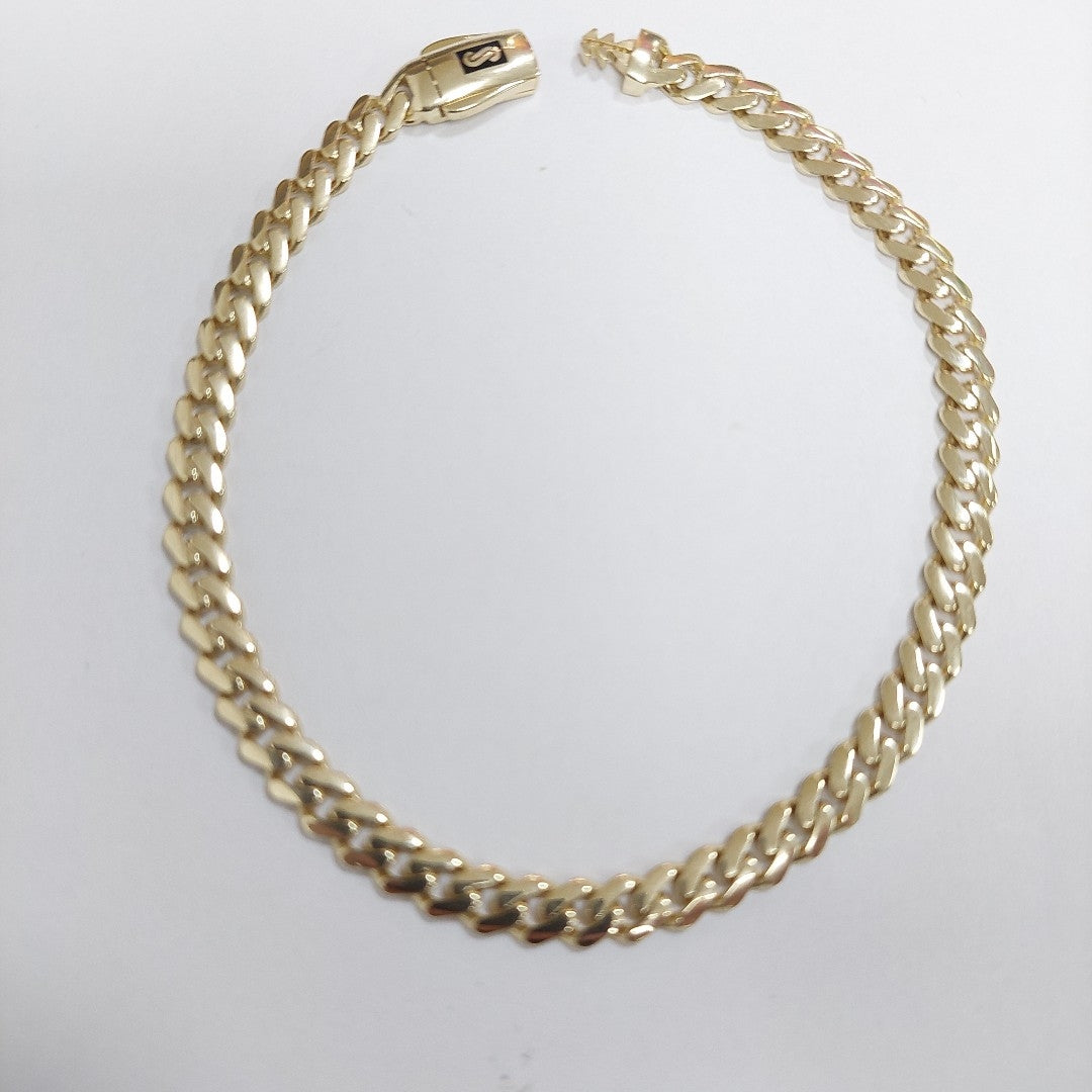 PULSERA CABALLERO MONACO ORO 14K 6 (NUEVO)