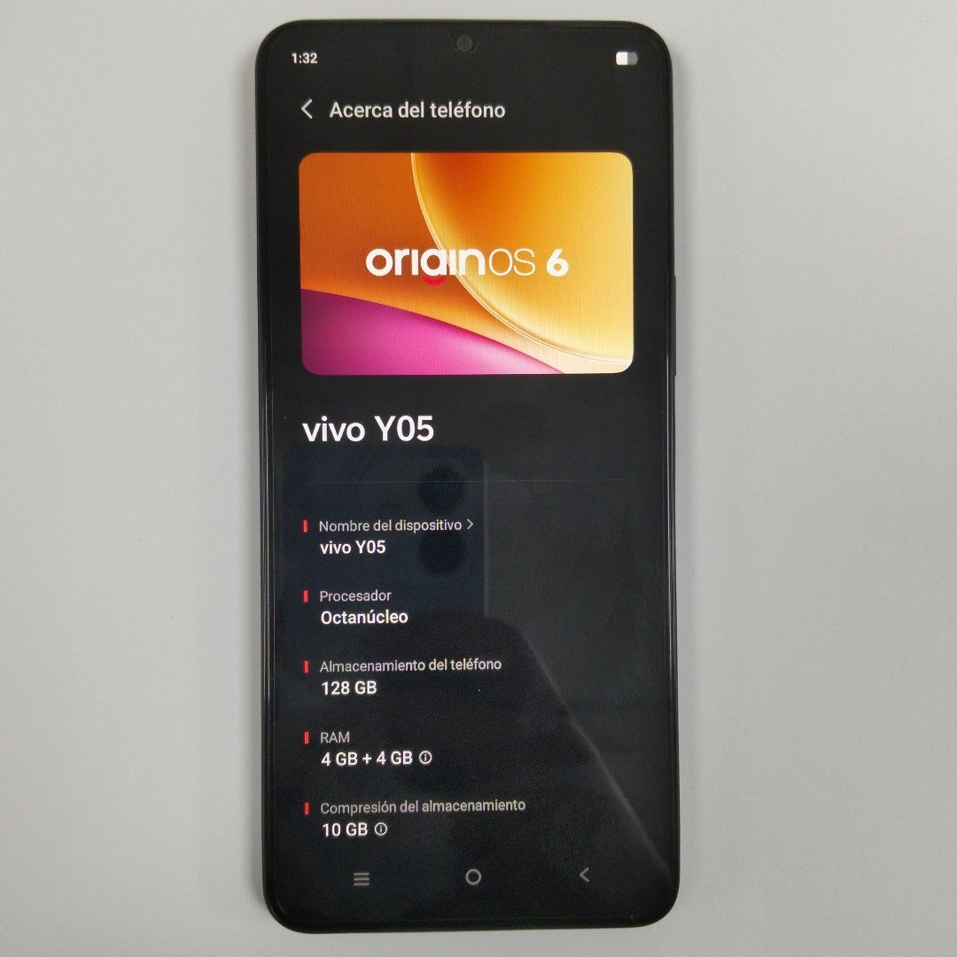 CELULAR VIVO Y05 V2556 (2026) 128 GB 4 GB RAM (SEMINUEVO)
